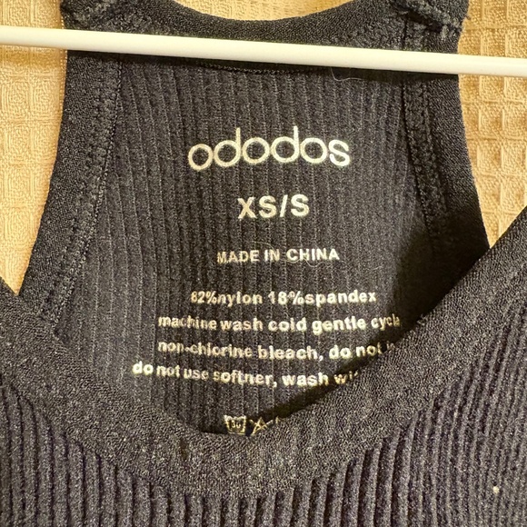 ododos Black Bra Top Women's XS/S - Picture 2 of 3